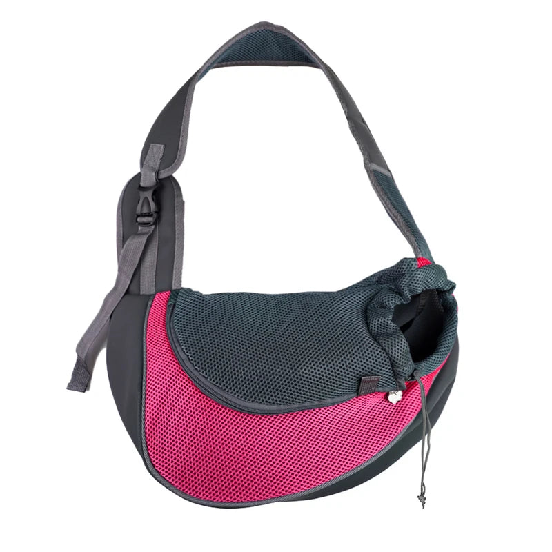 Pet Cat Dog Carrier. Travel Tote Shoulder Bags. Mesh Sling Carry Pack Pet Carrying Supplies 
Crossbody Shoulder Bag