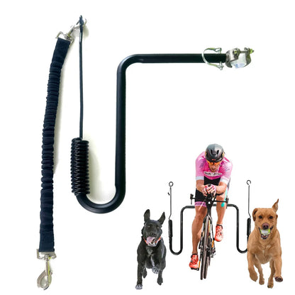 Hands Free Dog Bike Leash for Bicycle. Dog Walker Attachment. 
Cycling Pet Traction Rope for Outdoor Walking.